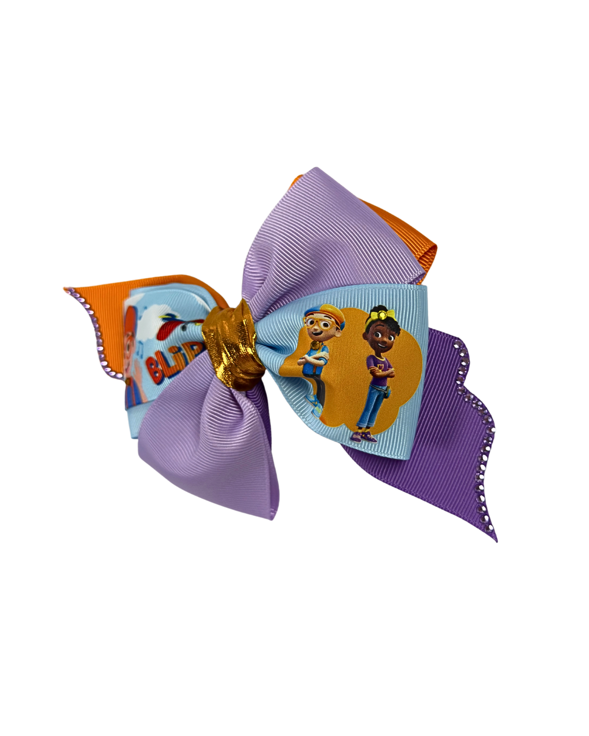 Blippi Hat Guy Hair Bow by The Bowing Bow, photo 7