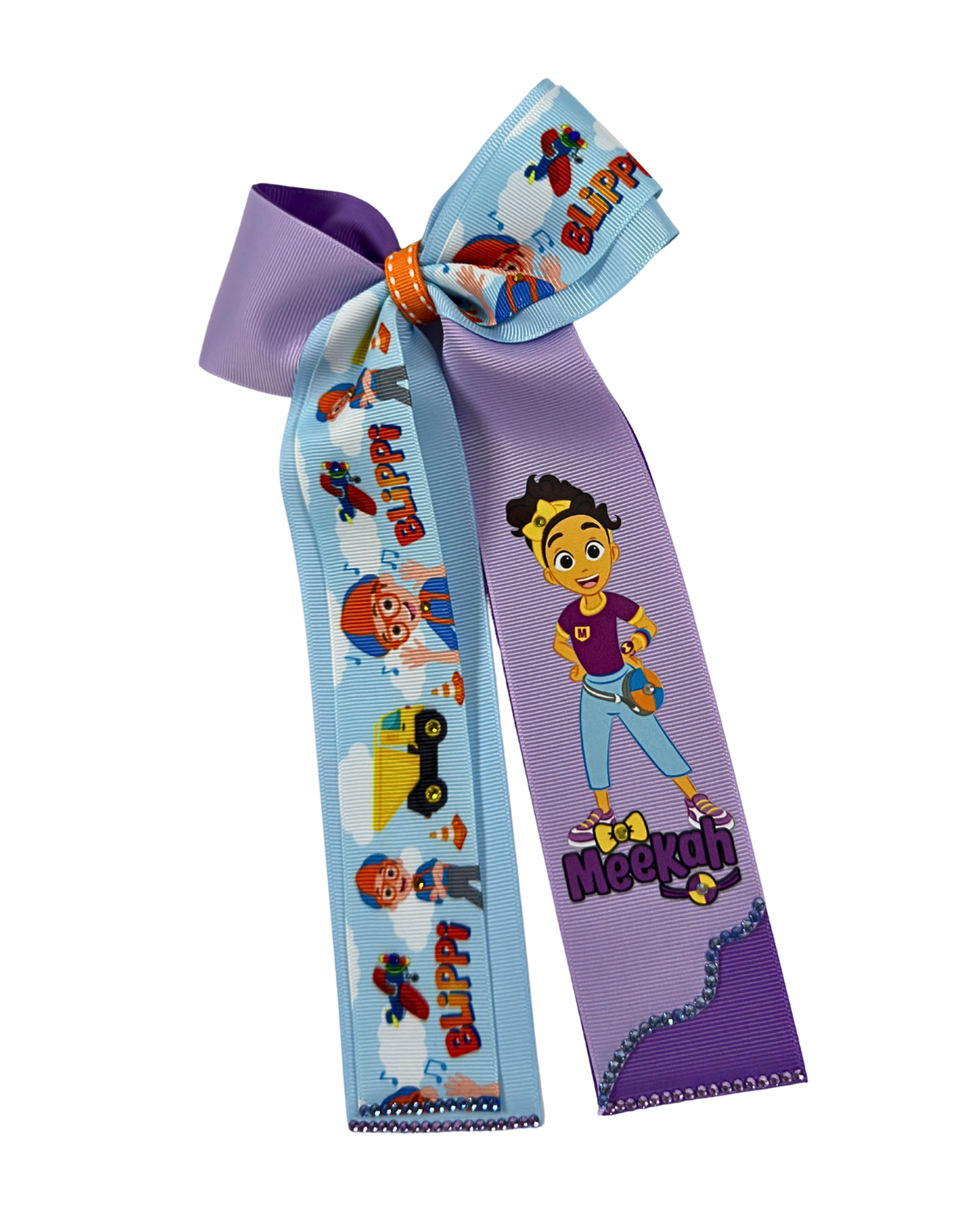 Blippi Hat Guy Hair Bow by The Bowing Bow, photo 6