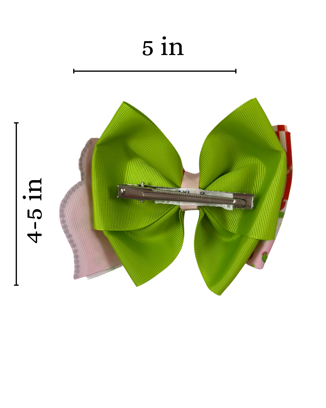 Elegant Strawberry Girl Hair Bow by The Bowing Bow, photo 6