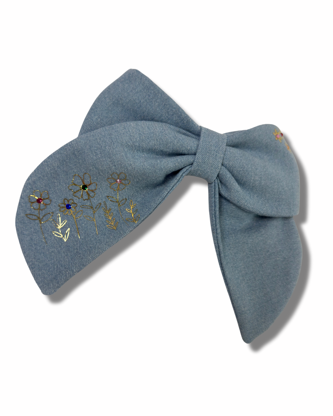 Garden Denim Bow