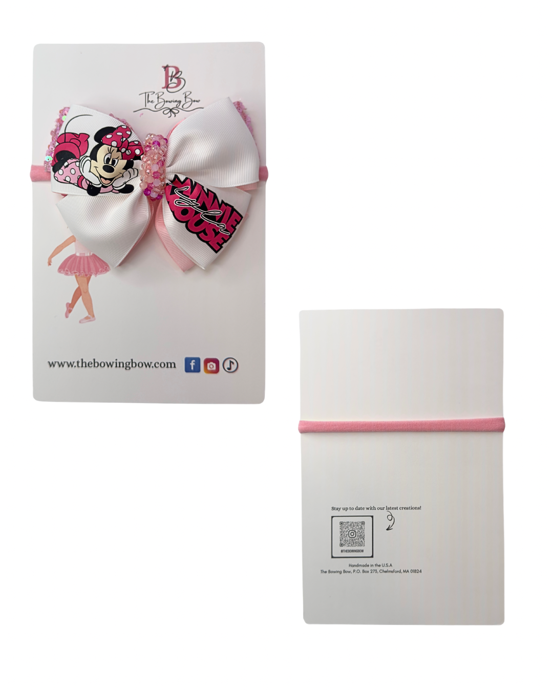 Mini Beads Princess Hair Bow by The Bowing Bow, photo 2