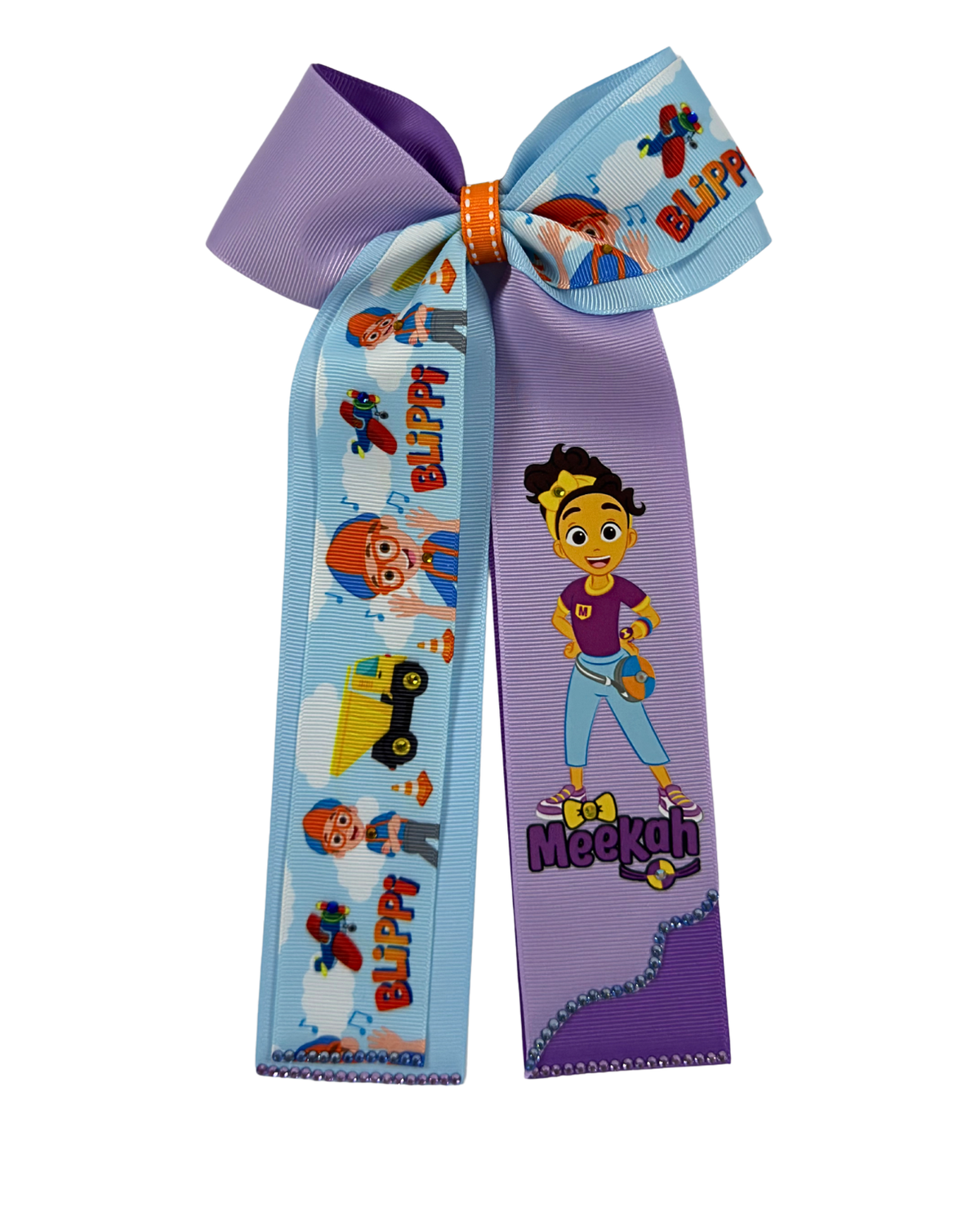 Blippi Hat Guy Hair Bow by The Bowing Bow, photo 2