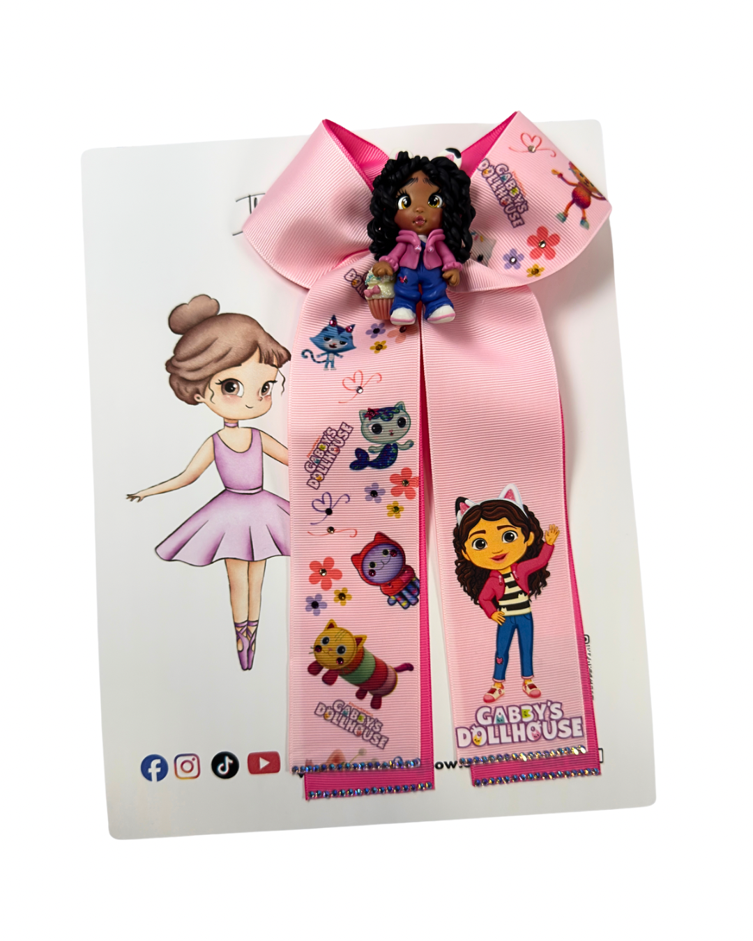 Gabby and friends Hair Bow by The Bowing Bow