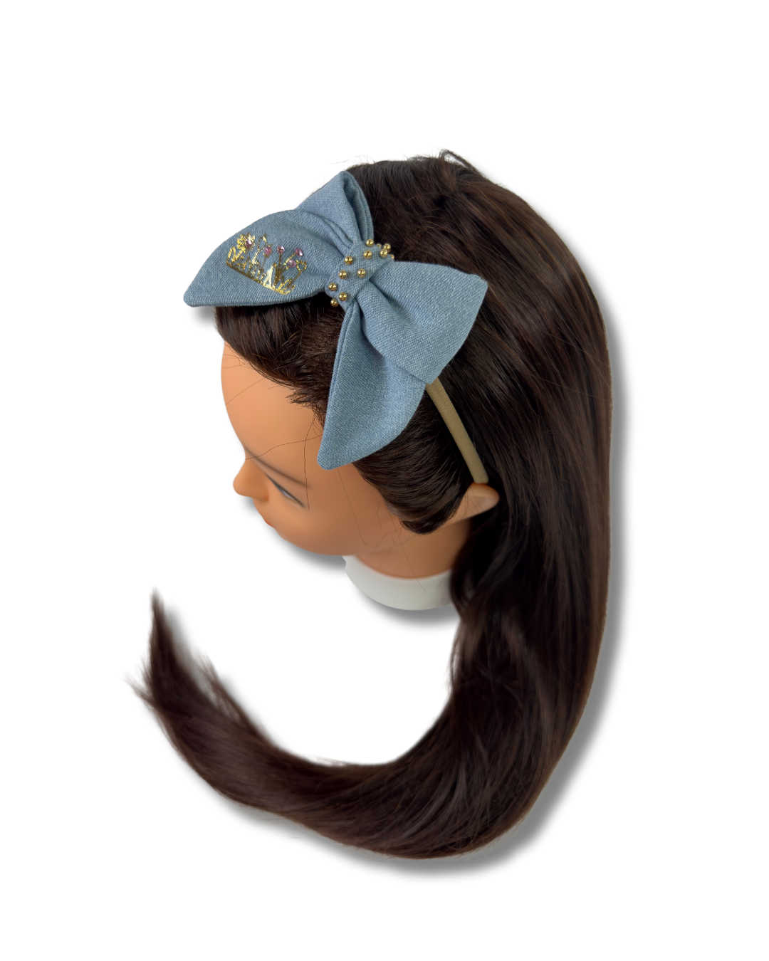Garden Denim Bow