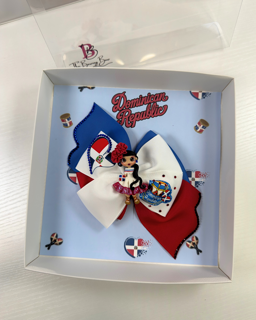 Dominican Republic Gift Set with Clay Doll by The Bowing Bow, photo 3
