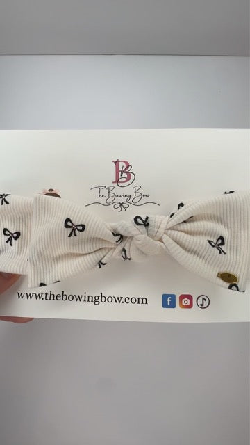 Classic Bow Print Headband