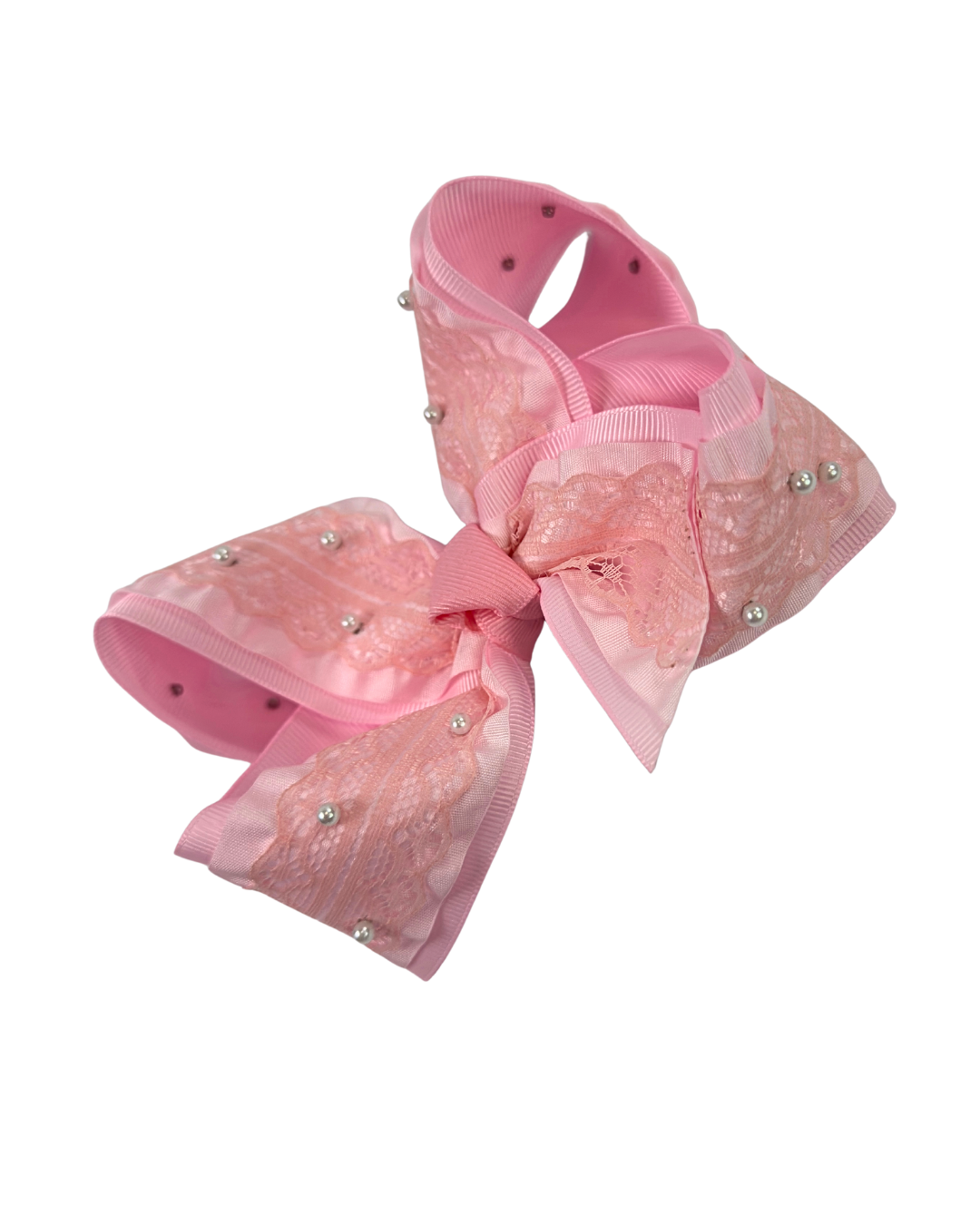 Pink Boutique lace and pearls by The Bowing Bow, photo 3
