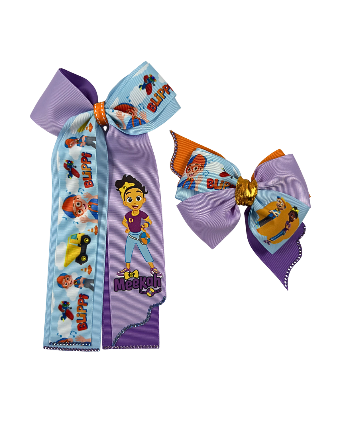 Blippi Hat Guy Hair Bow by The Bowing Bow