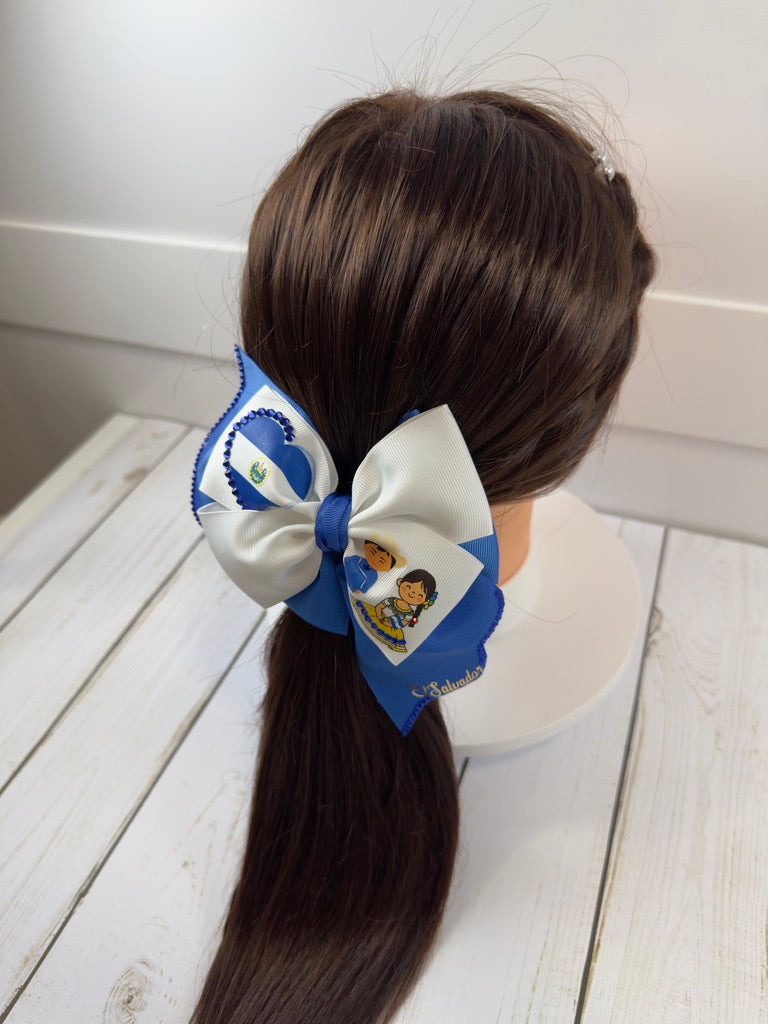 El Salvador Hair Bow by The Bowing Bow, photo 4