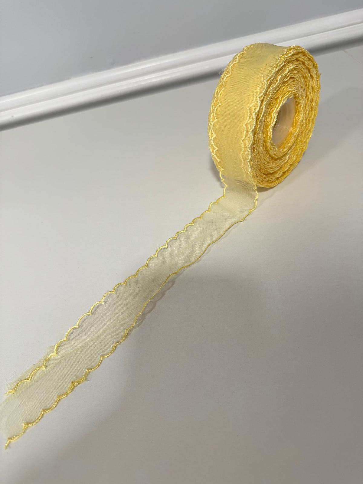 Lace Mesh Wavy Ribbon 1.5 IN.