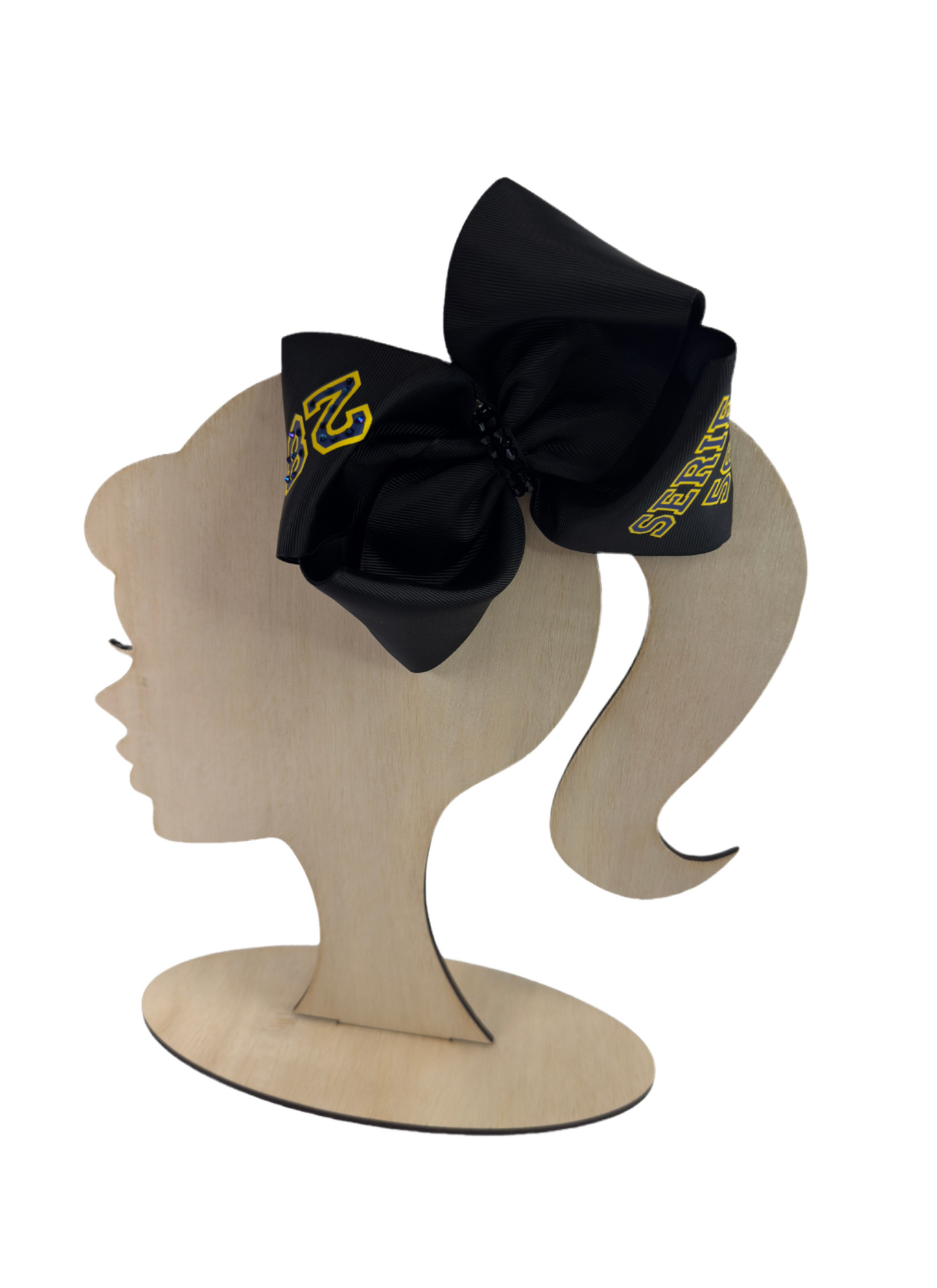 Sports Theme personalized Hair Bow Set