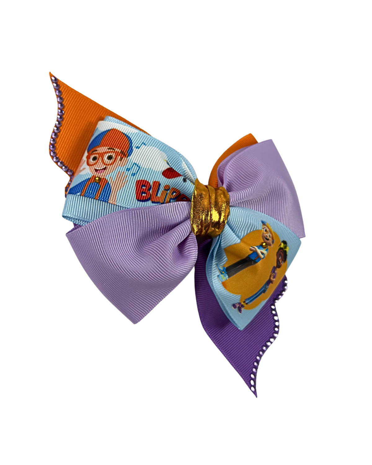 Blippi Hat Guy Hair Bow by The Bowing Bow, photo 5