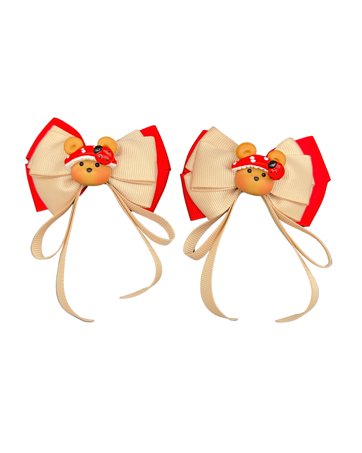 Ladybug Bear Bow Set by The Bowing Bow, photo 5