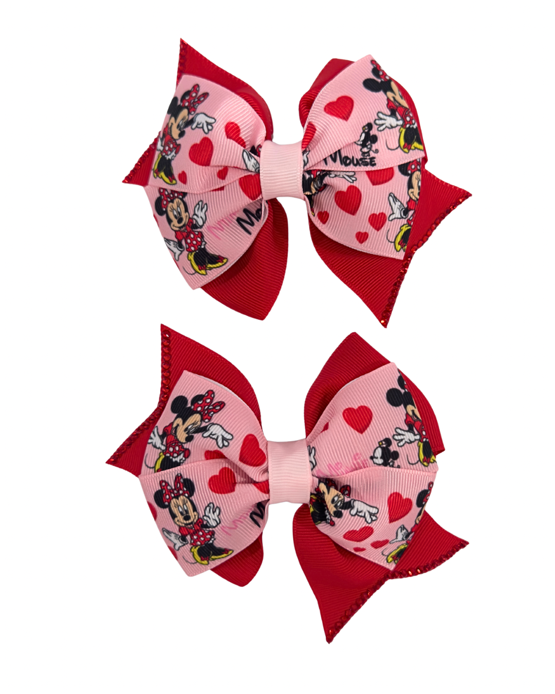 Minni’s pair Hair Bows by The Bowing Bow