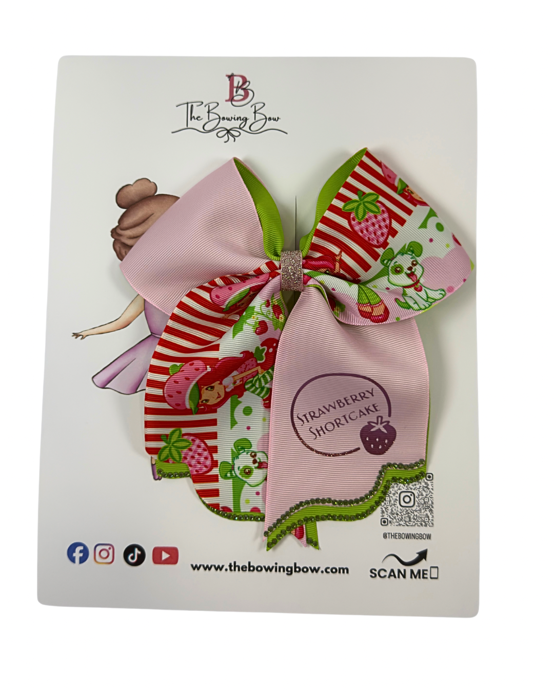 Berry Hair Bow coletero by The Bowing Bow, photo 3
