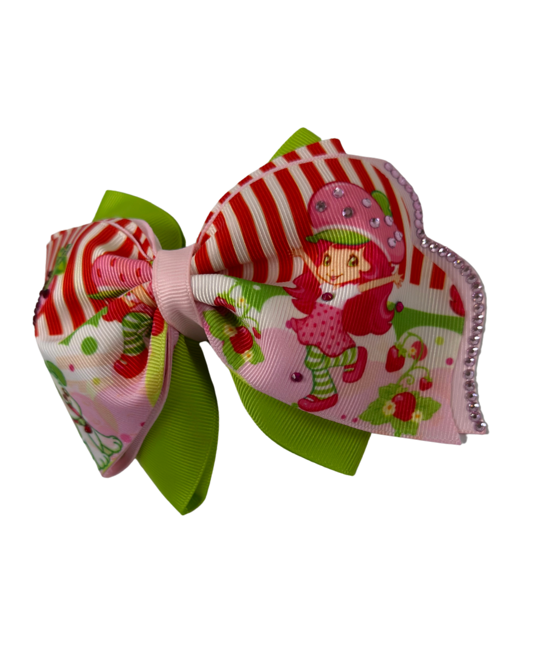 Elegant Strawberry Girl Hair Bow by The Bowing Bow, photo 2