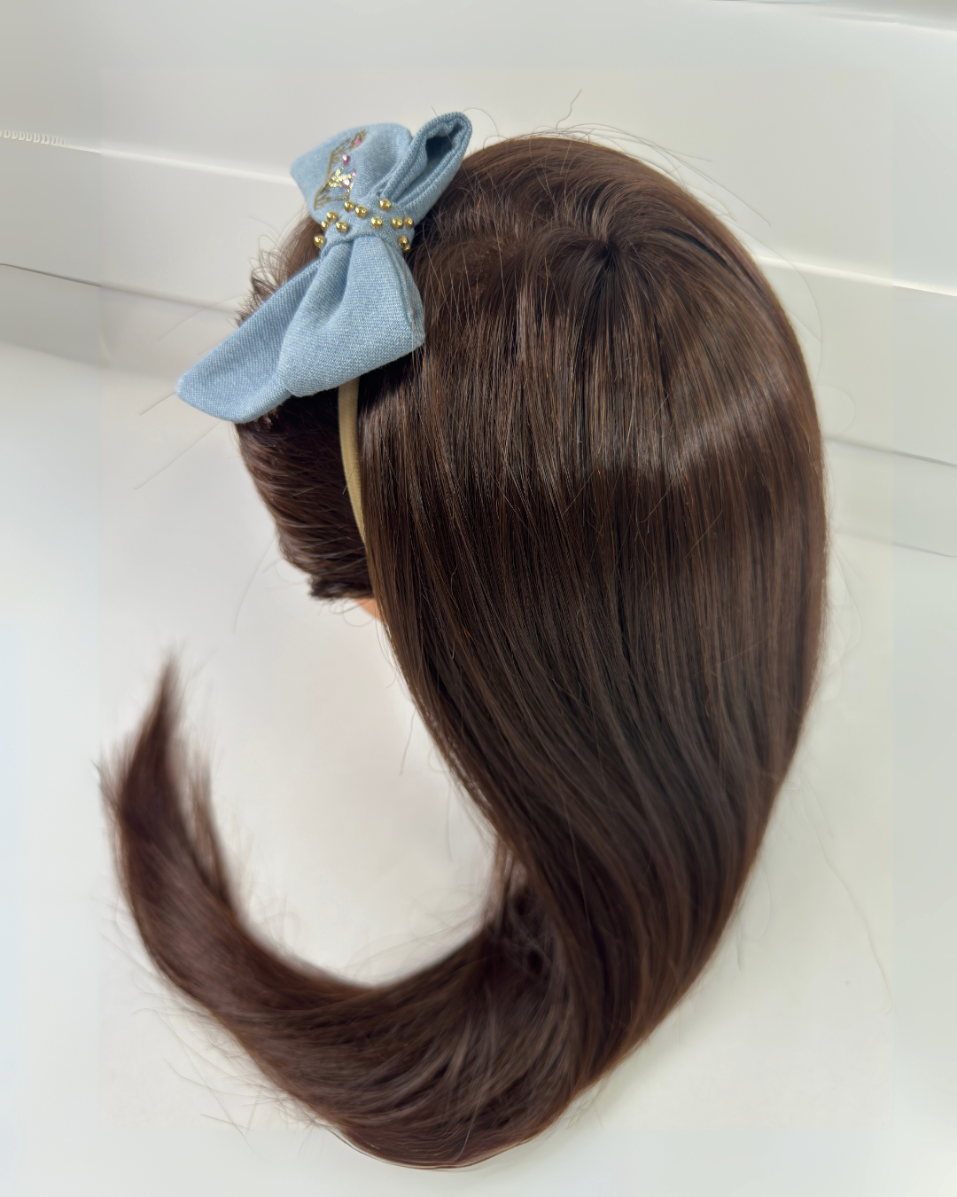 Garden Denim Bow