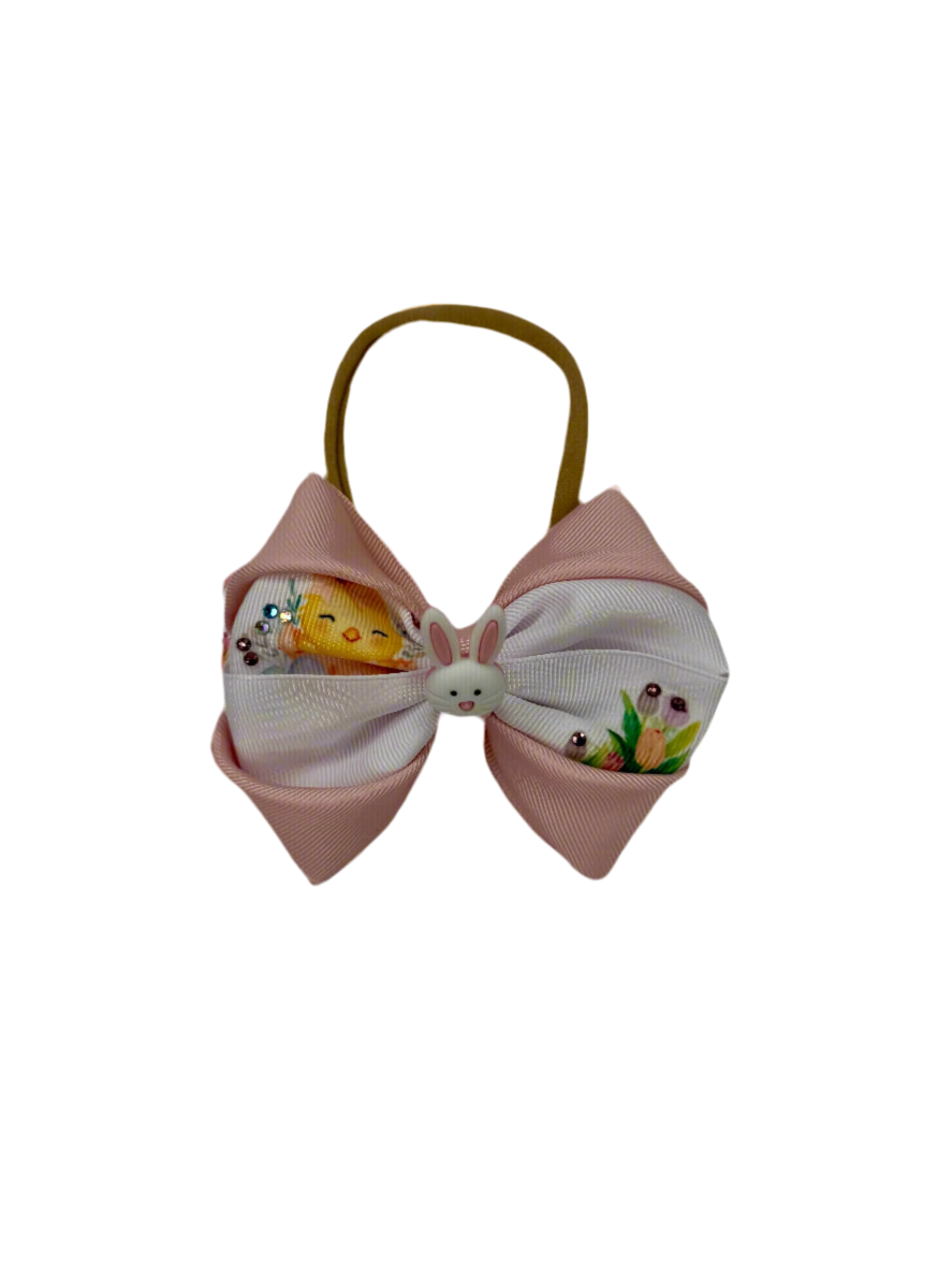 Bunny hair clip/headband
