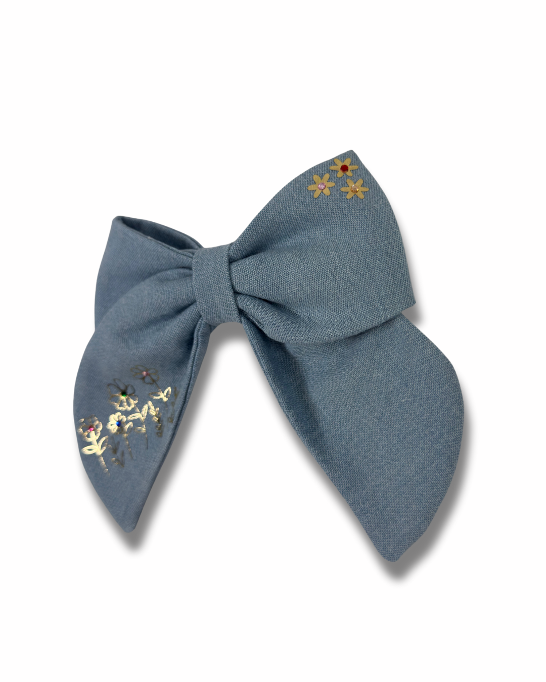 Garden Denim Bow