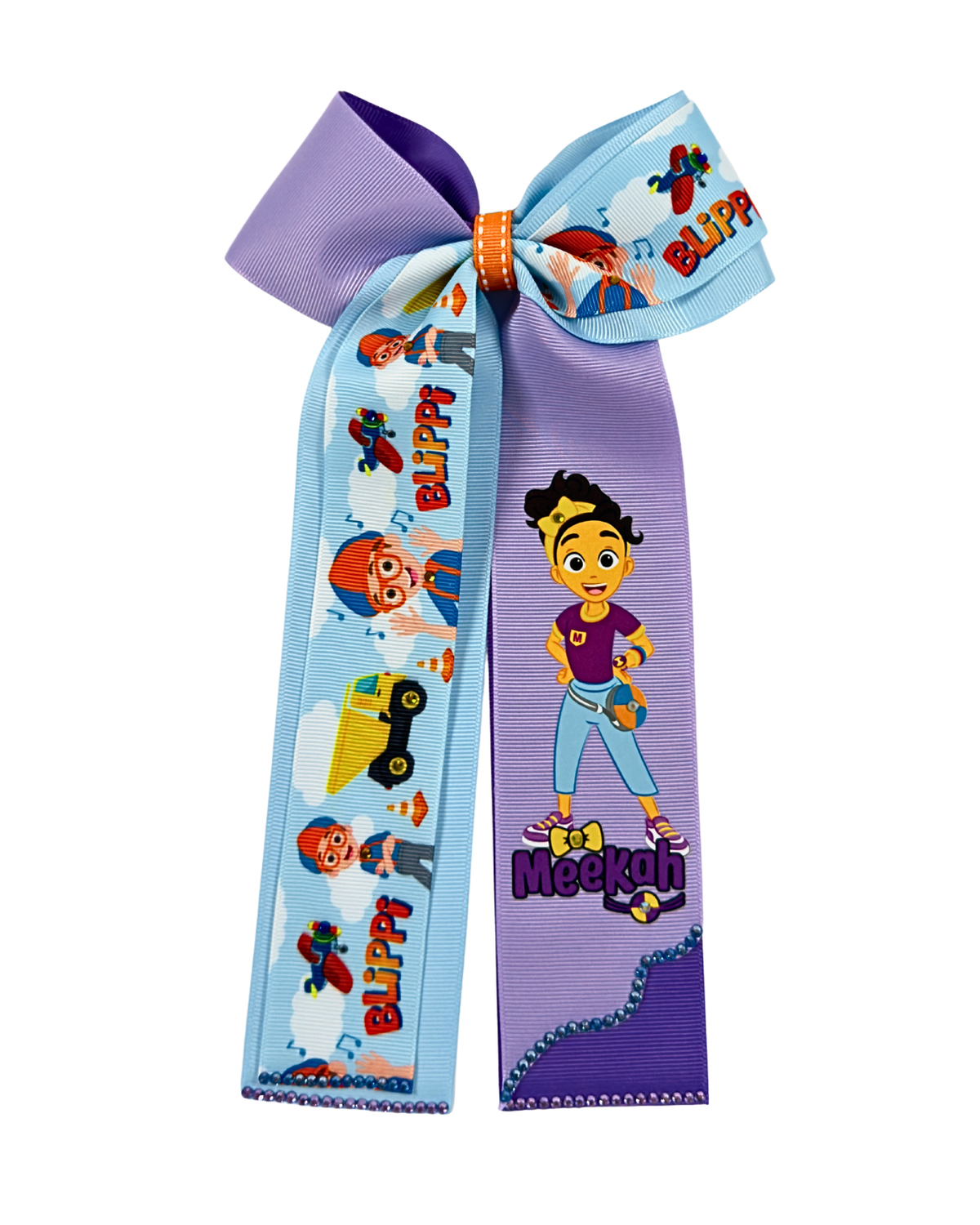 Blippi Hat Guy Hair Bow by The Bowing Bow, photo 4