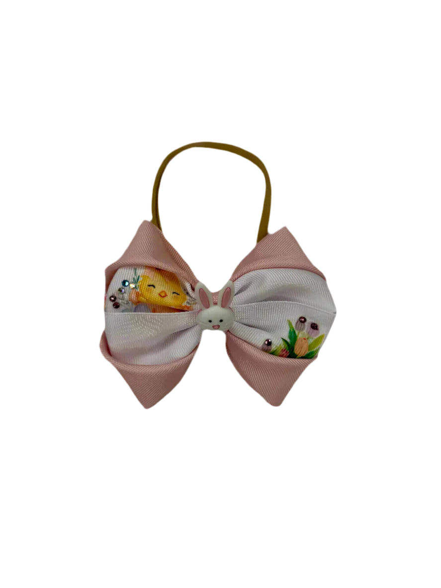 Bunny hair clip/headband