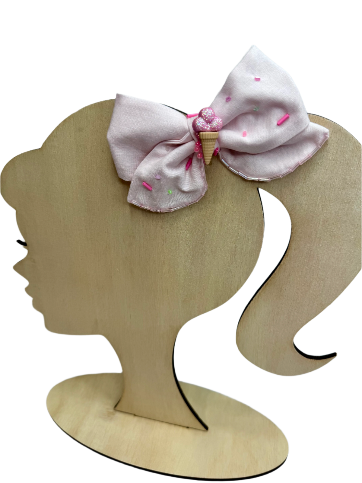 Pink Ice Cream Cone Bow by The Bowing Bow, photo 7