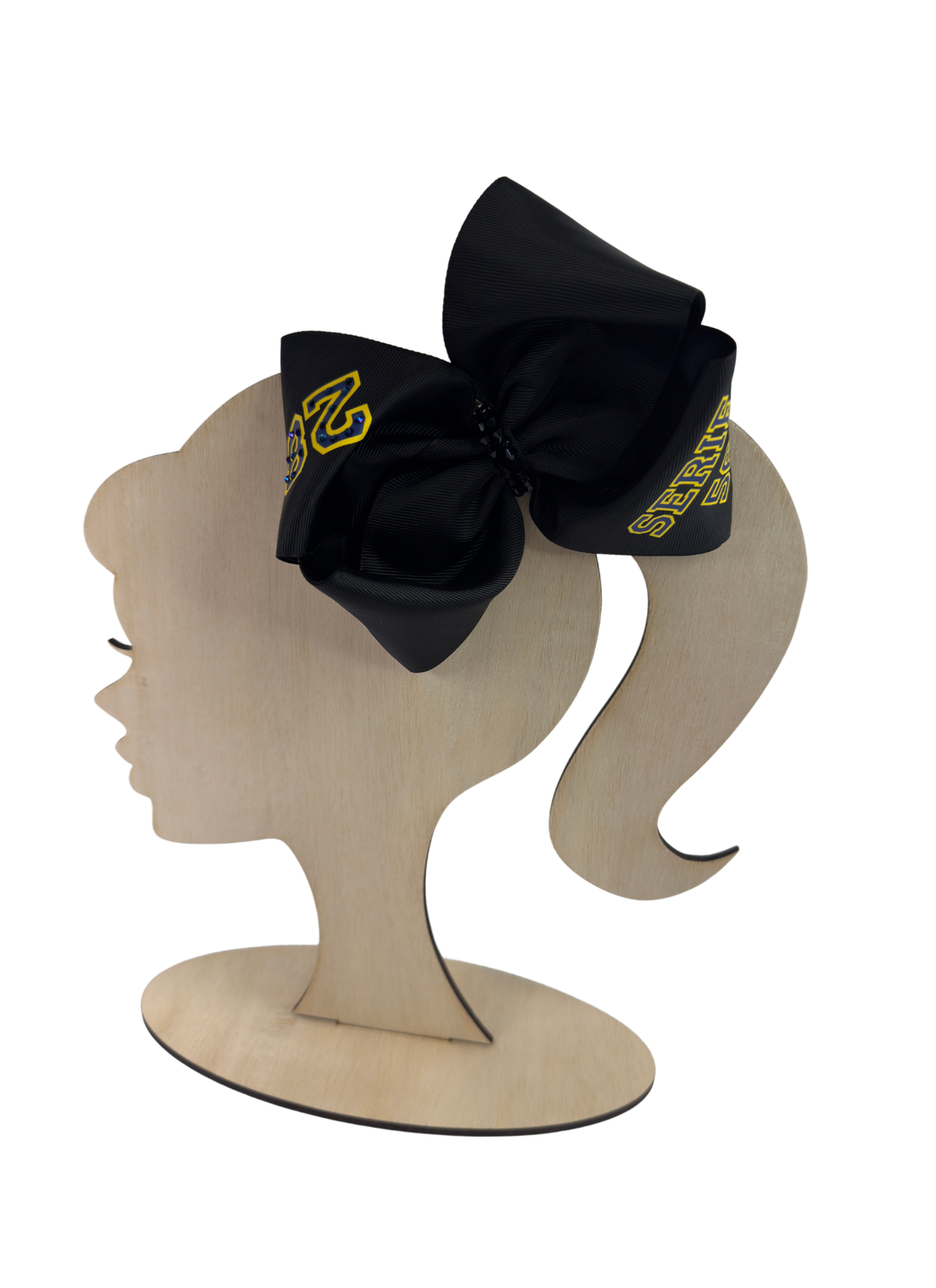 Sports Theme personalized Hair Bow Set