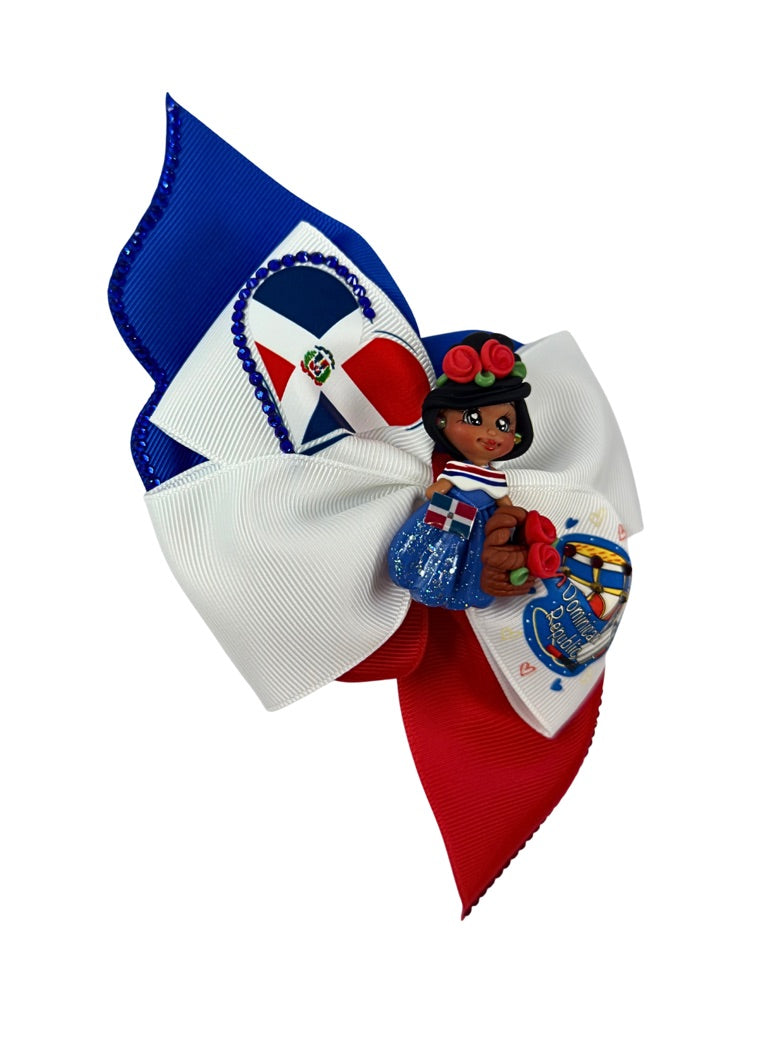 Dominican Republic Gift Set with Clay Doll by The Bowing Bow, photo 16