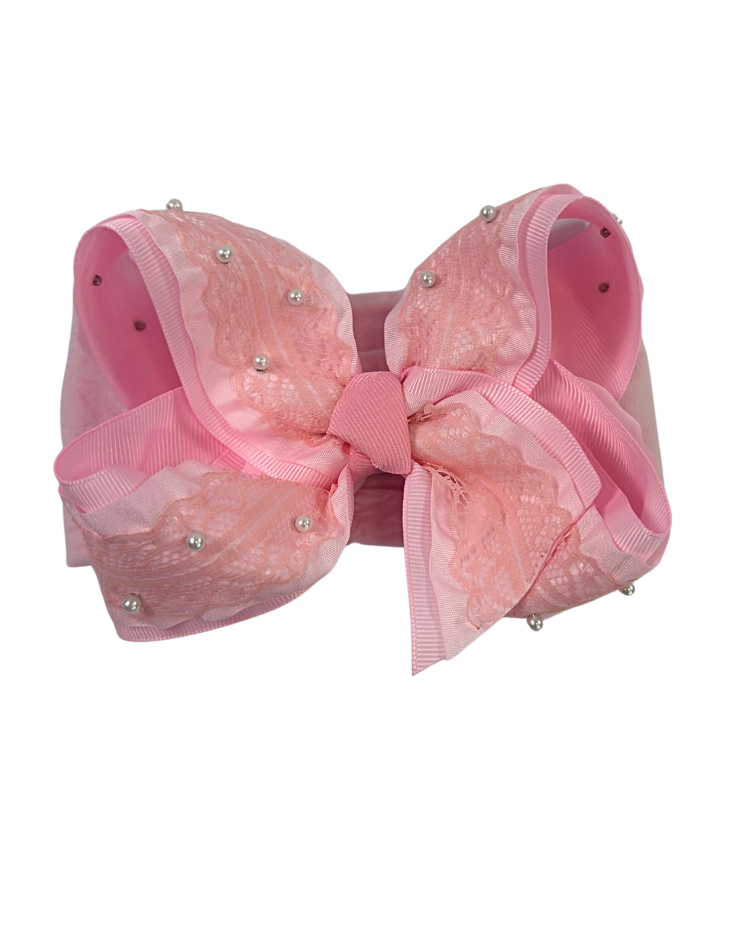 Pink Boutique lace and pearls by The Bowing Bow, photo 10
