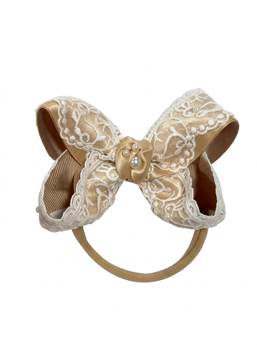 Bunny Lace Headband by The Bowing Bow