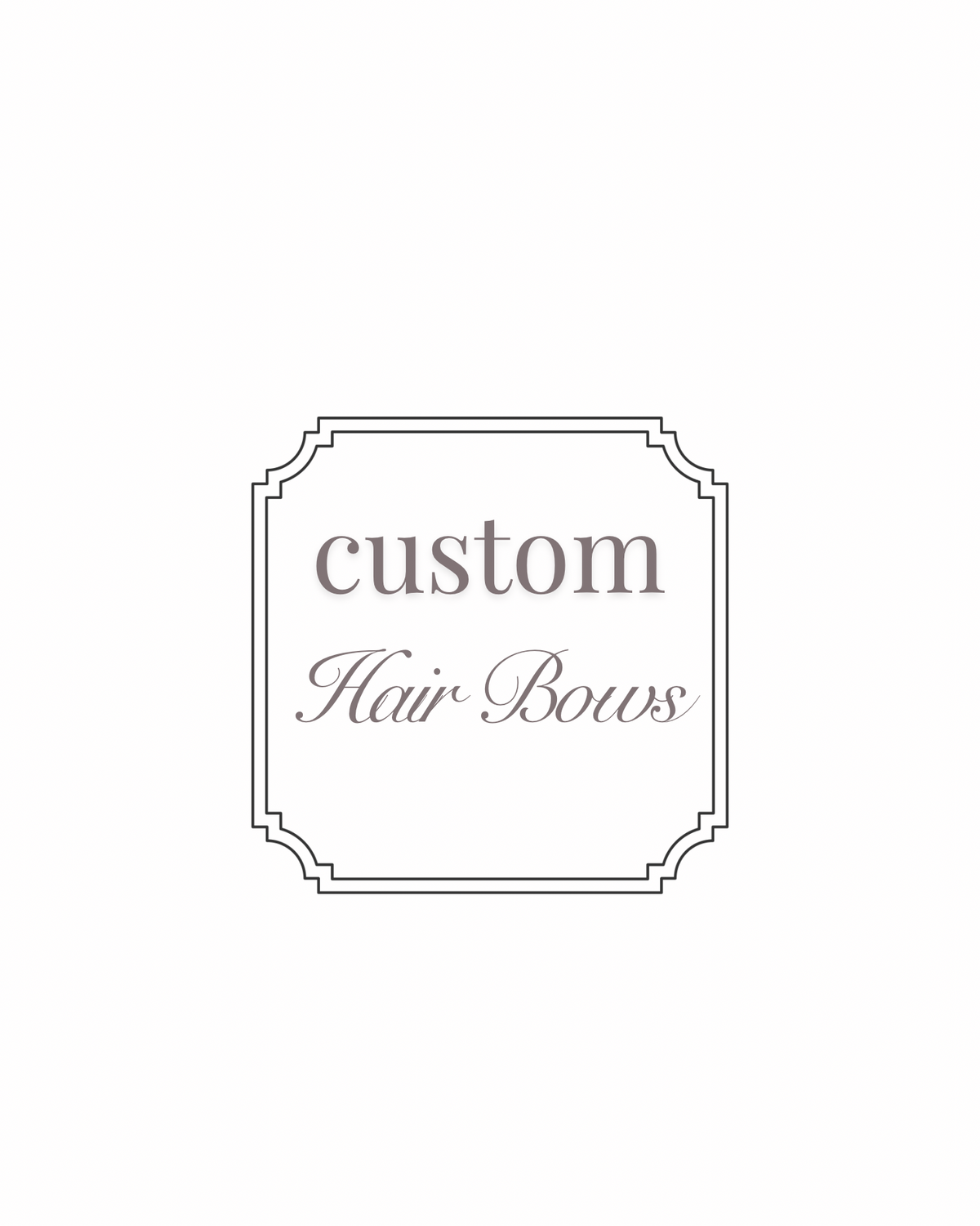 Custom Hair Bows by The Bowing Bow