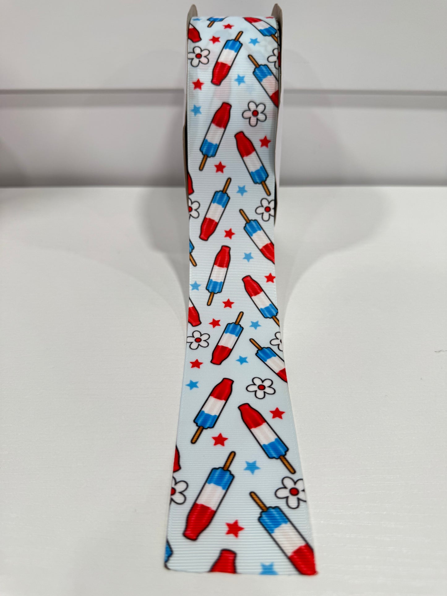Popsicle/ Flowers printed Ribbon 2 in