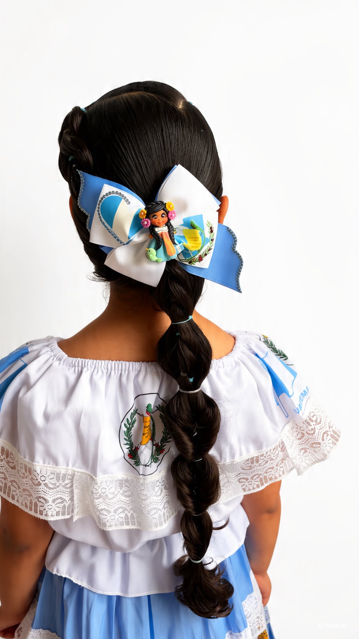 Guatemala Hair Bow With Clay Doll by The Bowing Bow, photo 9