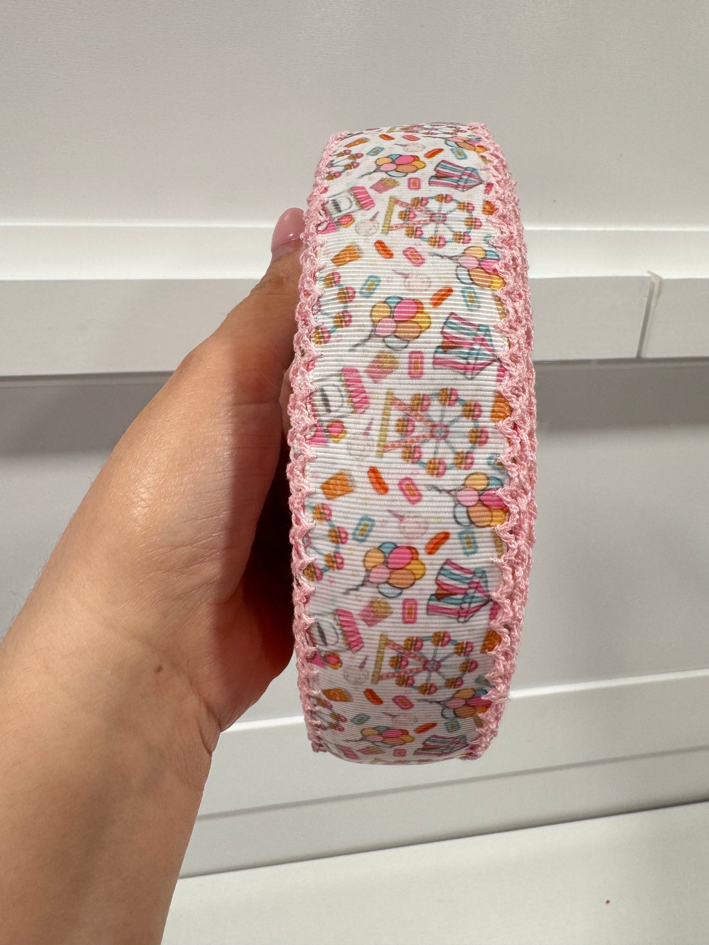 Moonstitch Printed Ribbon 1.5 IN carnival with #117 Edge.