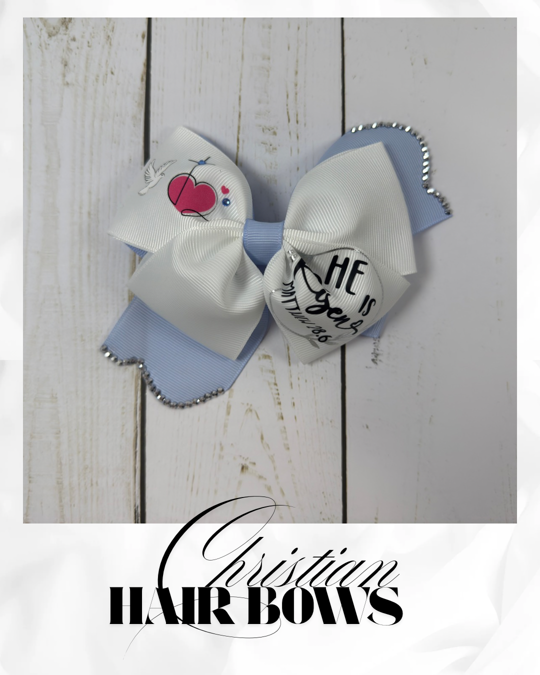 Christian Messages Hair Bow collection