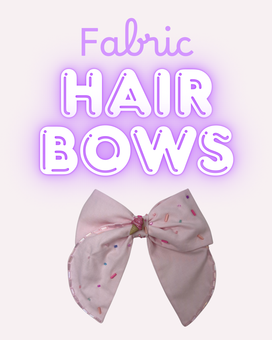 Fabric Made Hair Bows
