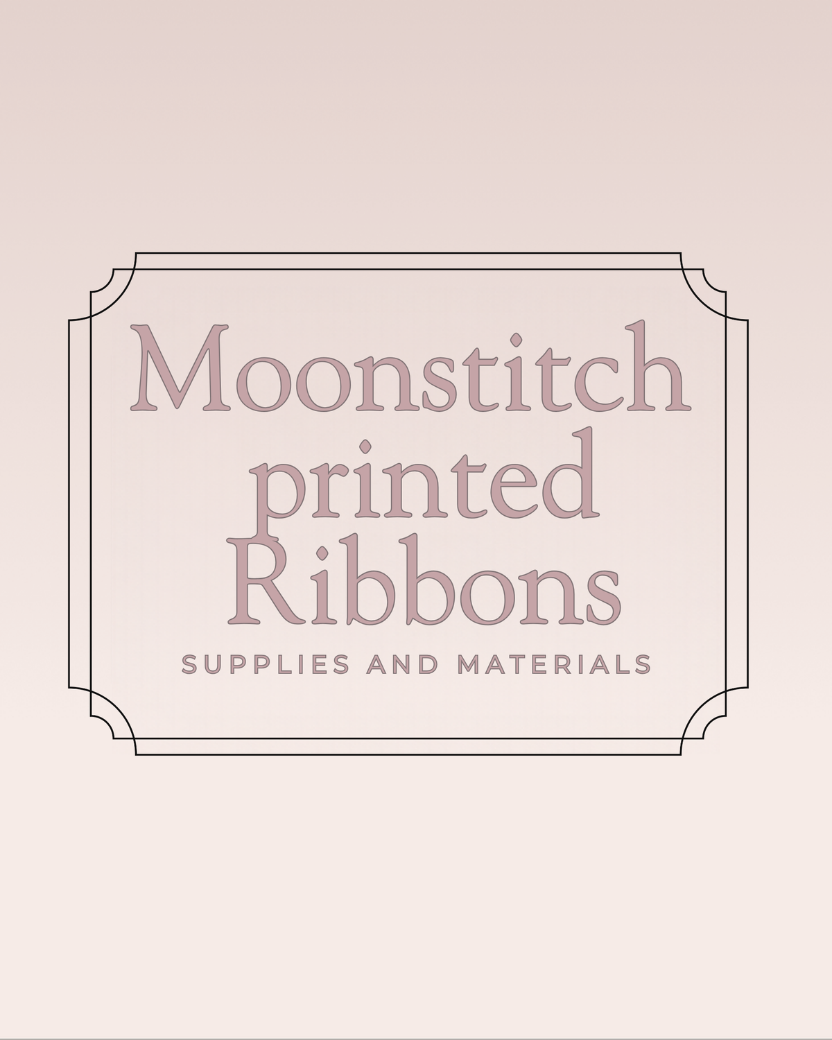 Moonstitch Printed Ribbon