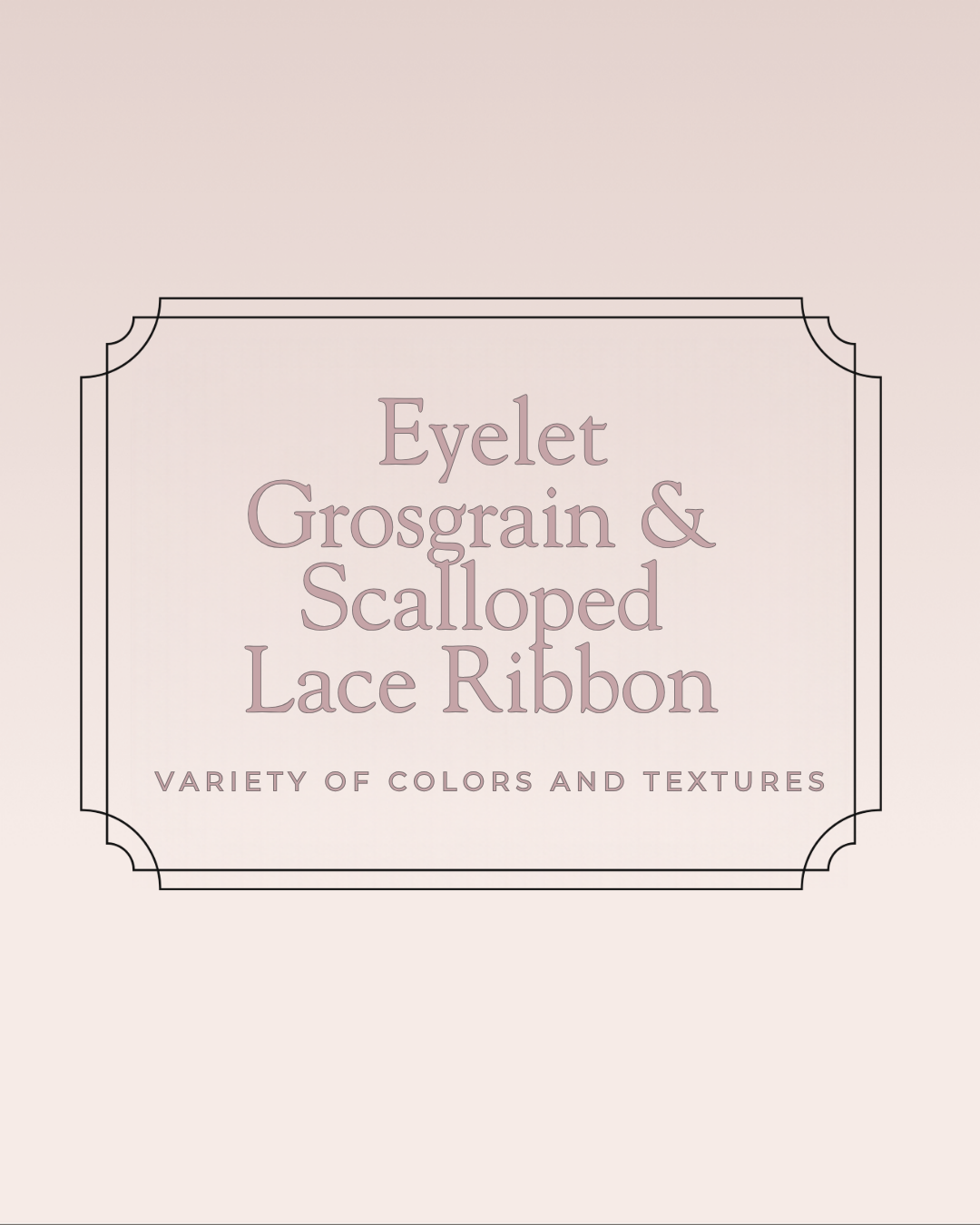 Eyelet Grosgrain Ribbon
