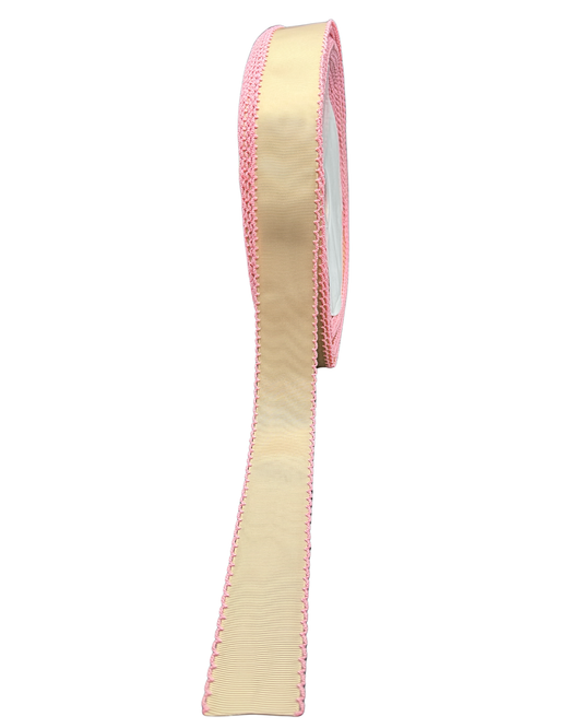 Moonstitch ribbon tan color
