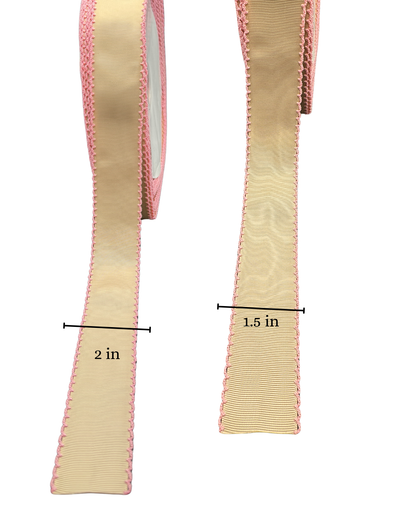 Moonstitch ribbon tan color