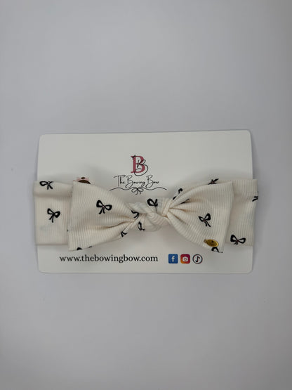 Classic Bow Print Headband