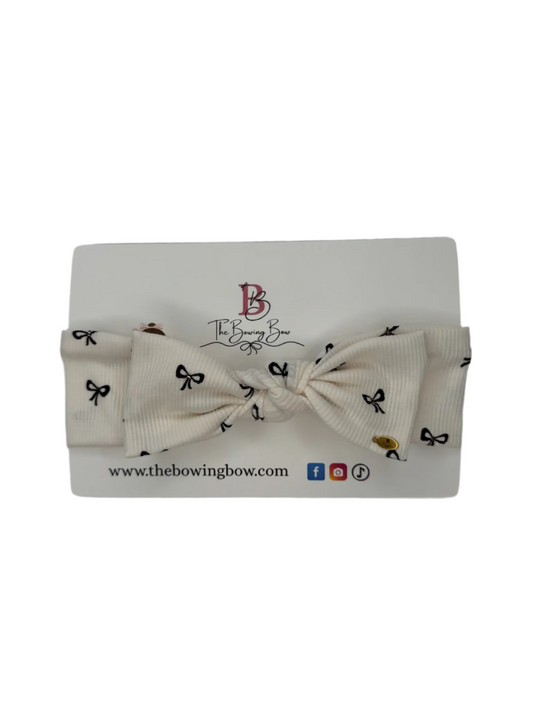 Classic Bow Print Headband