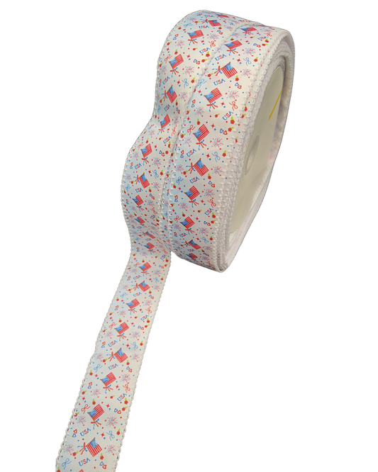 Moonstitch patriotic Ribbon