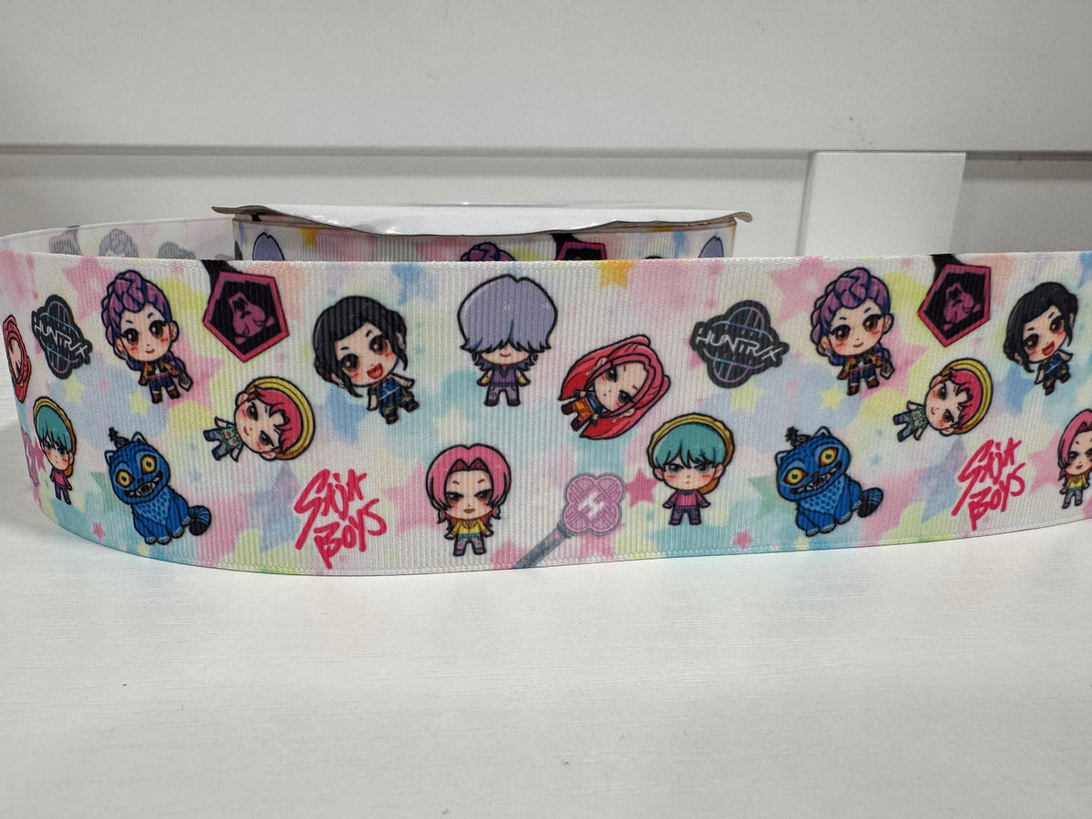 Variety of printed Ribbon on 2 in