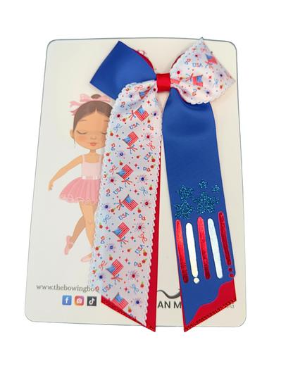 United States Of America Celebration Hair Bow