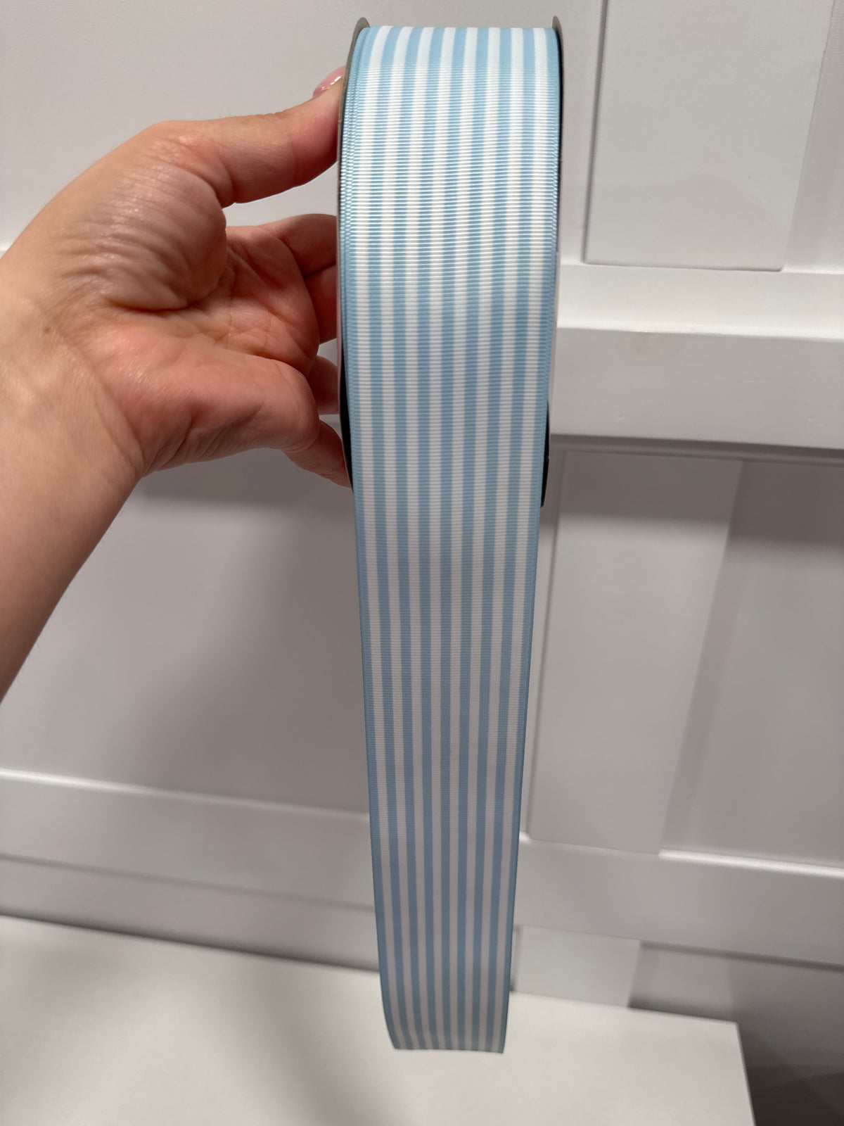 Printed Ribbon 2 IN Pastel Candy Stripe