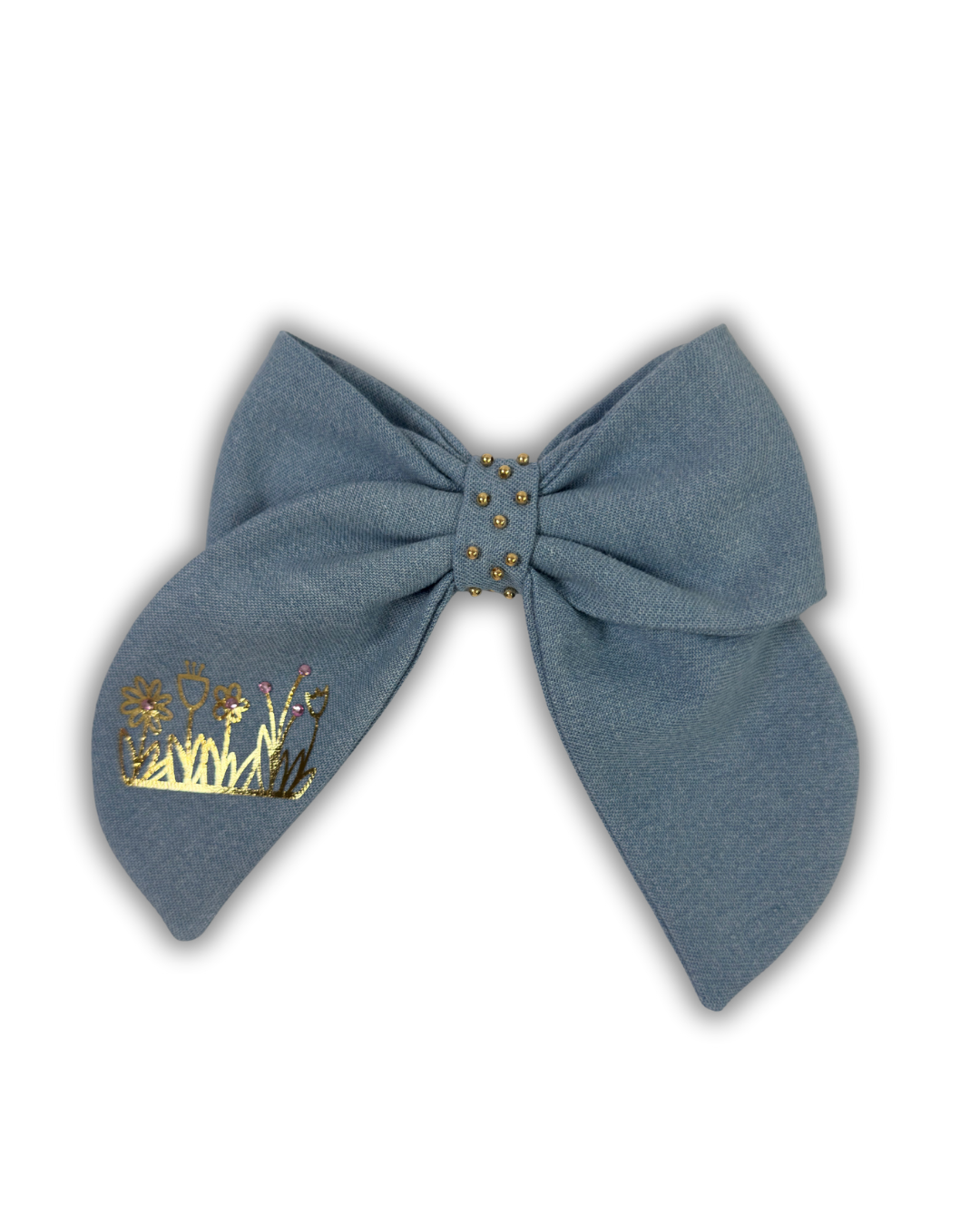 Garden Denim Bow