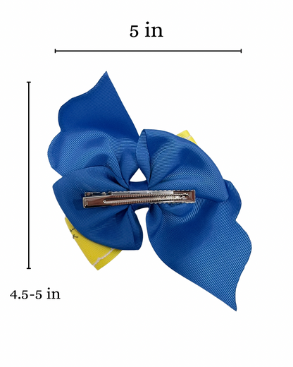 Autism Awareness Hair Bow