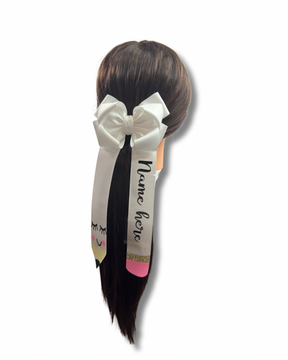 Pencil Hair Bow