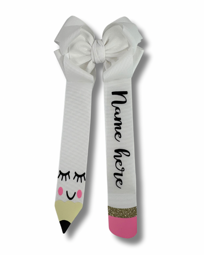 Pencil Hair Bow